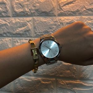 Michael Kors Silver Toned Watch